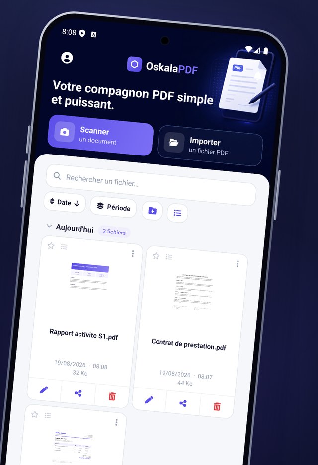 OskalaPDF - App home screen